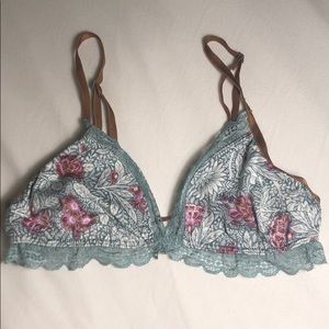 Free People Floral Lace Bralette
